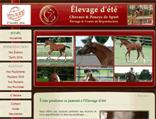 Tablet Screenshot of elevage-d-ete.fr